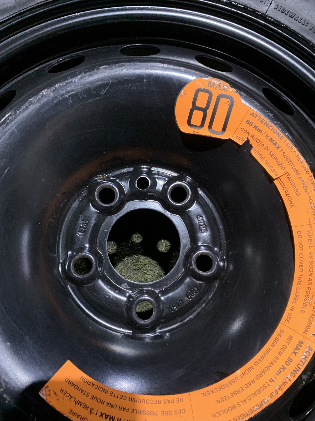 Ruotino Di Scorta Adatto Per Fiat 500 L 125/80R15 (2)