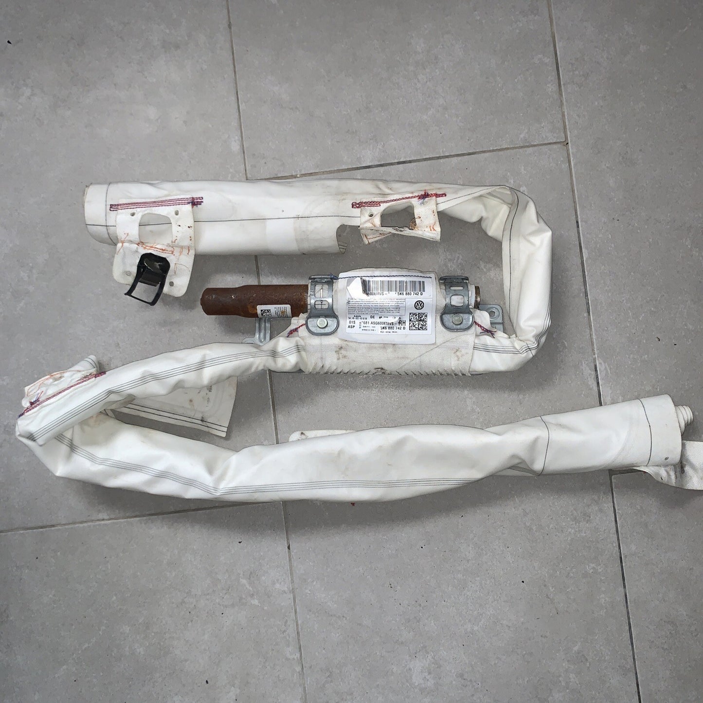 Carica airbag tetto tendina destra VOLKSWAGEN GOLF 5K6880742D (2008- 2013)