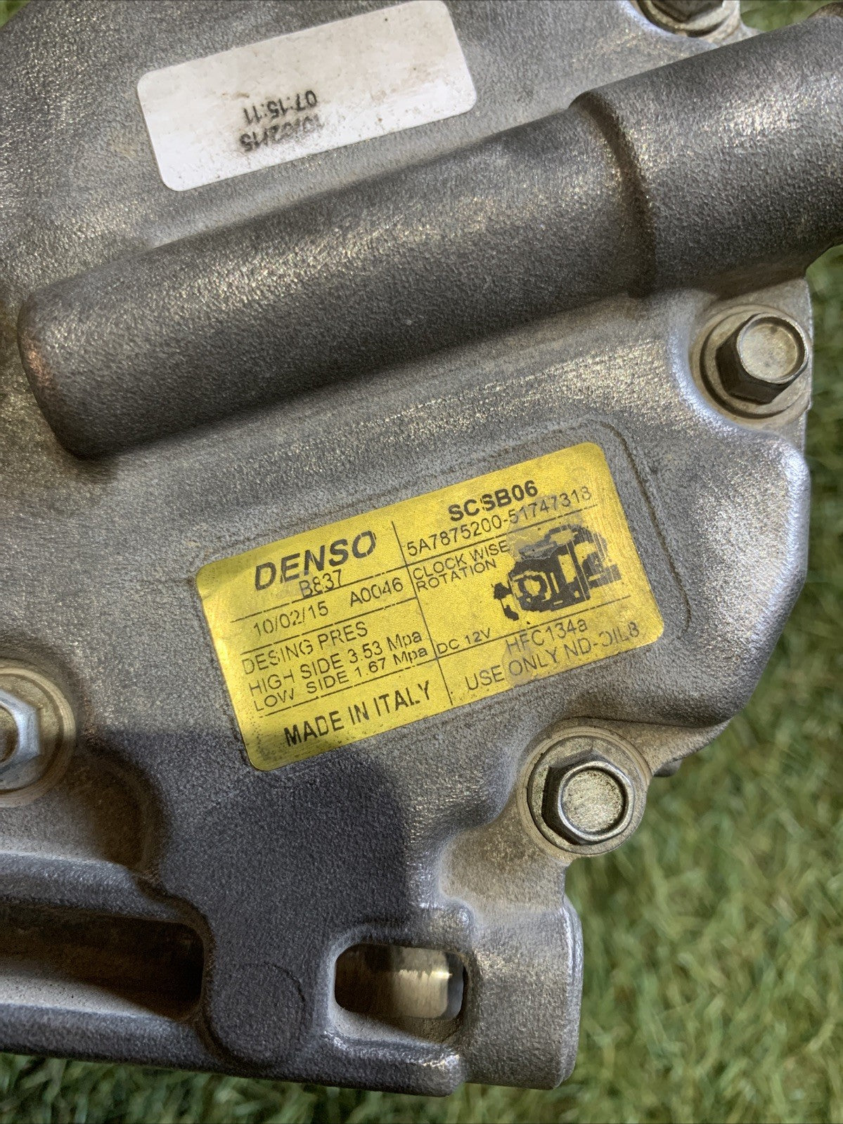 Compressore Aria Condizionata Fiat Panda 3 Serie 1.2 Benzina 51747313