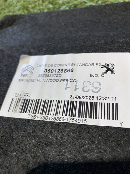 TAPPETO VANO BAULE PER PEUGEOT 2008 Serie 98258337ZD 2025