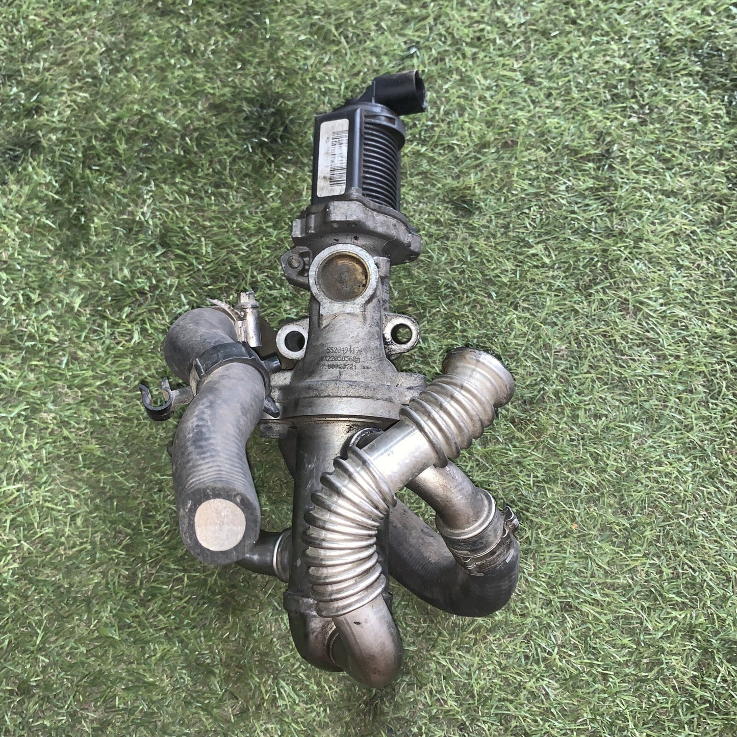 VALVOLA EGR RICIRCOLO GAS DI SCARICO LANCIA YPSILON MUSA OPEL CORSA, 55204941