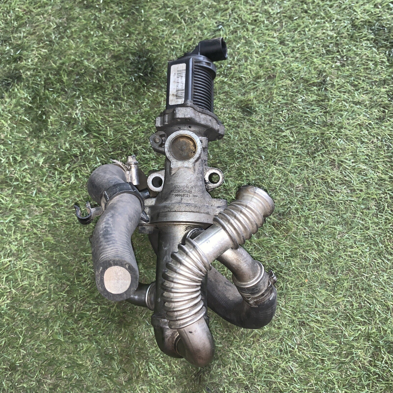 VALVOLA EGR RICIRCOLO GAS DI SCARICO LANCIA YPSILON MUSA OPEL CORSA, 55204941