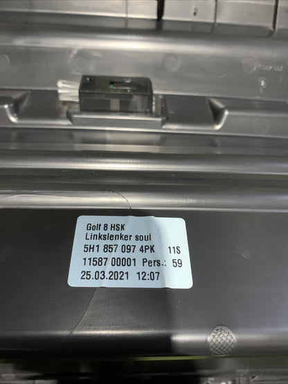 Cassetto portaoggetti Volkswagen Golf 8 Codice:  5H1857097