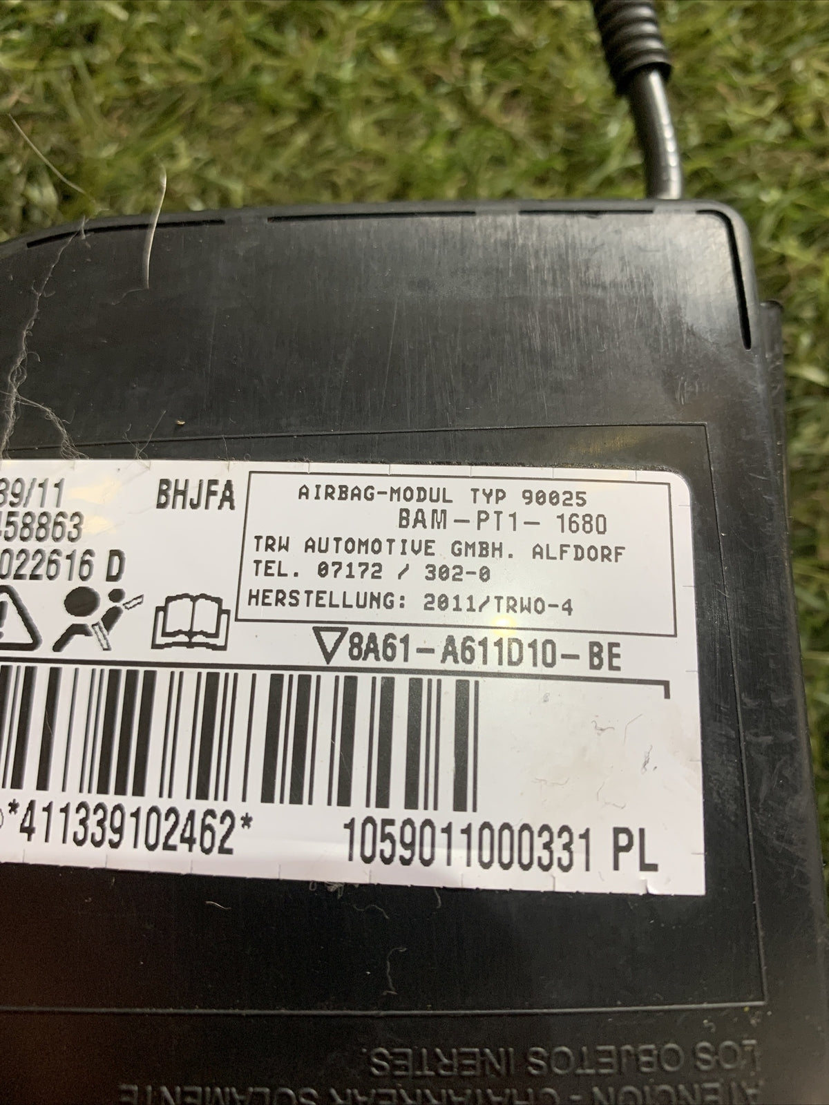 8A61-A611D10-BE AIRBAG SEDILE DESTRO LATO PASSEGGERO FORD FIESTA 2011