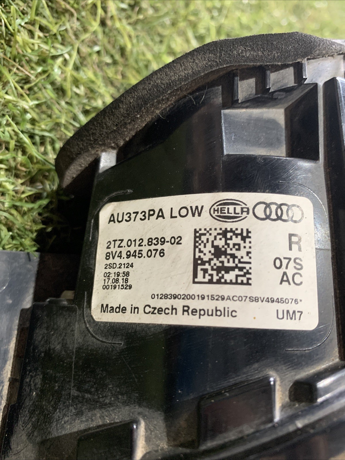 STOP FANALE POSTERIORE DX INTERNO PER AUDI A3  (2016 ) 5P 8V4945076