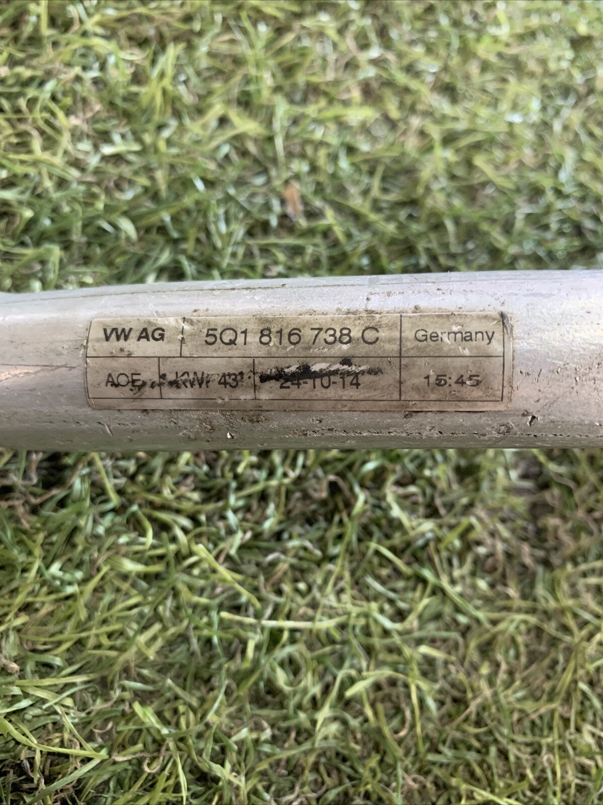 5Q1816738C TUBO ARIA CONDIZIONATA VOLKSWAGEN Golf 7 1.6