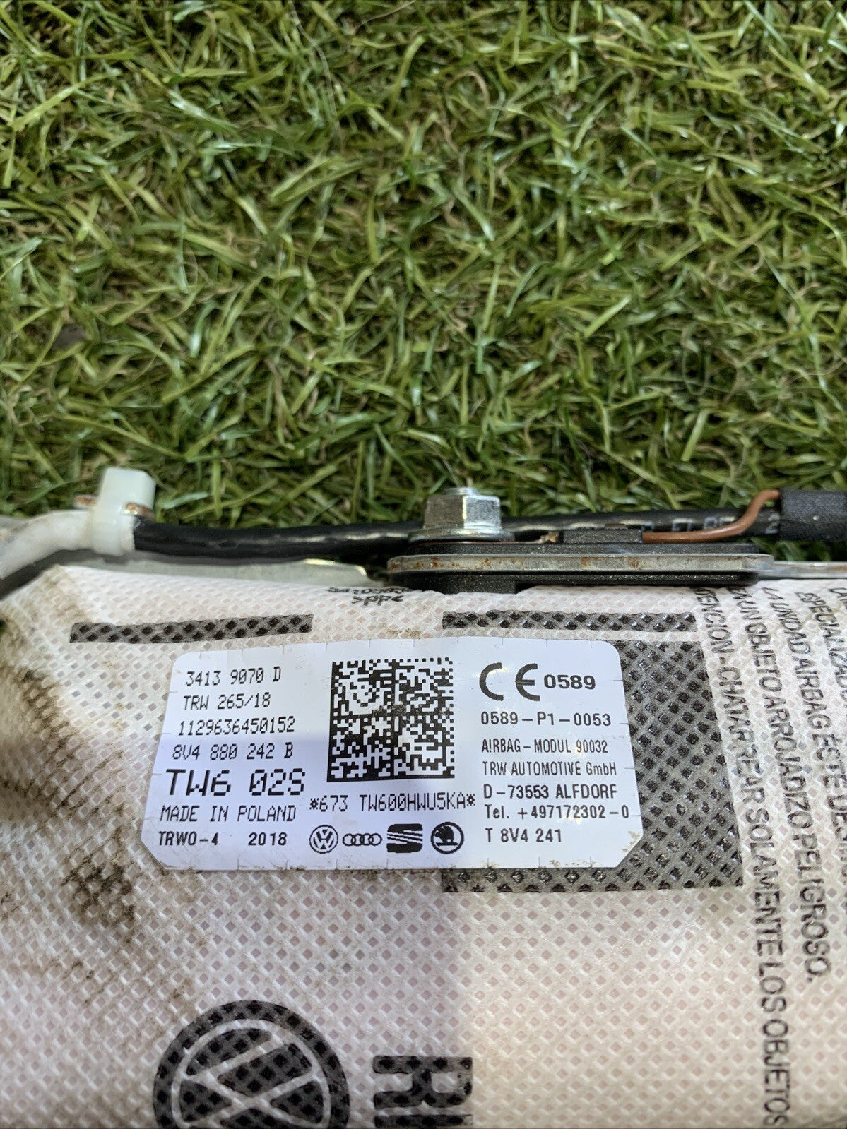 AIRBAG SEDILE DESTRO DX PER AUDI A3 Sportback (8V4) 8V4880242B (16>)