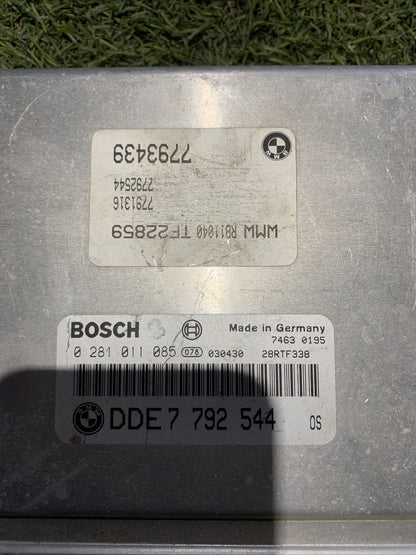 CENTRALINA MOTORE MINI ONE R50 1.4 D (2003 > 2006) BOSCH 0281011085 - DDE7792544