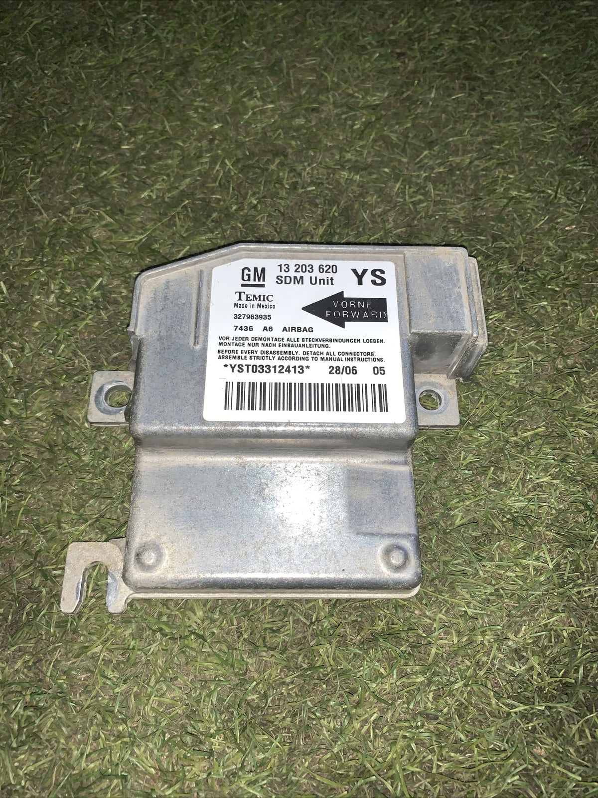 CENTRALINA AIRBAG OPEL Meriva 2° Serie 13203620