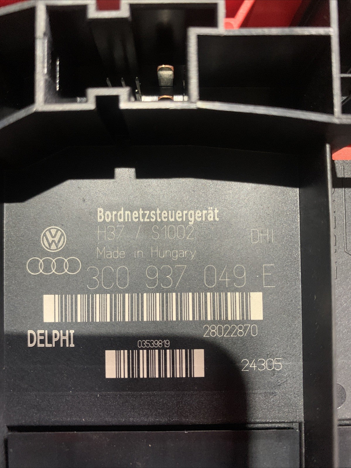 Centralina Body Computer Skoda Octavia 2006 2.0 Diesel 3C0937049E