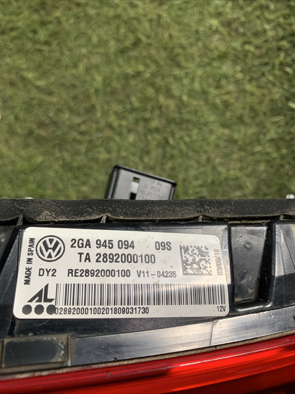 Stop Fanale Posteriore Destro Interno Volkswagen T-Roc 2019 2GA945094