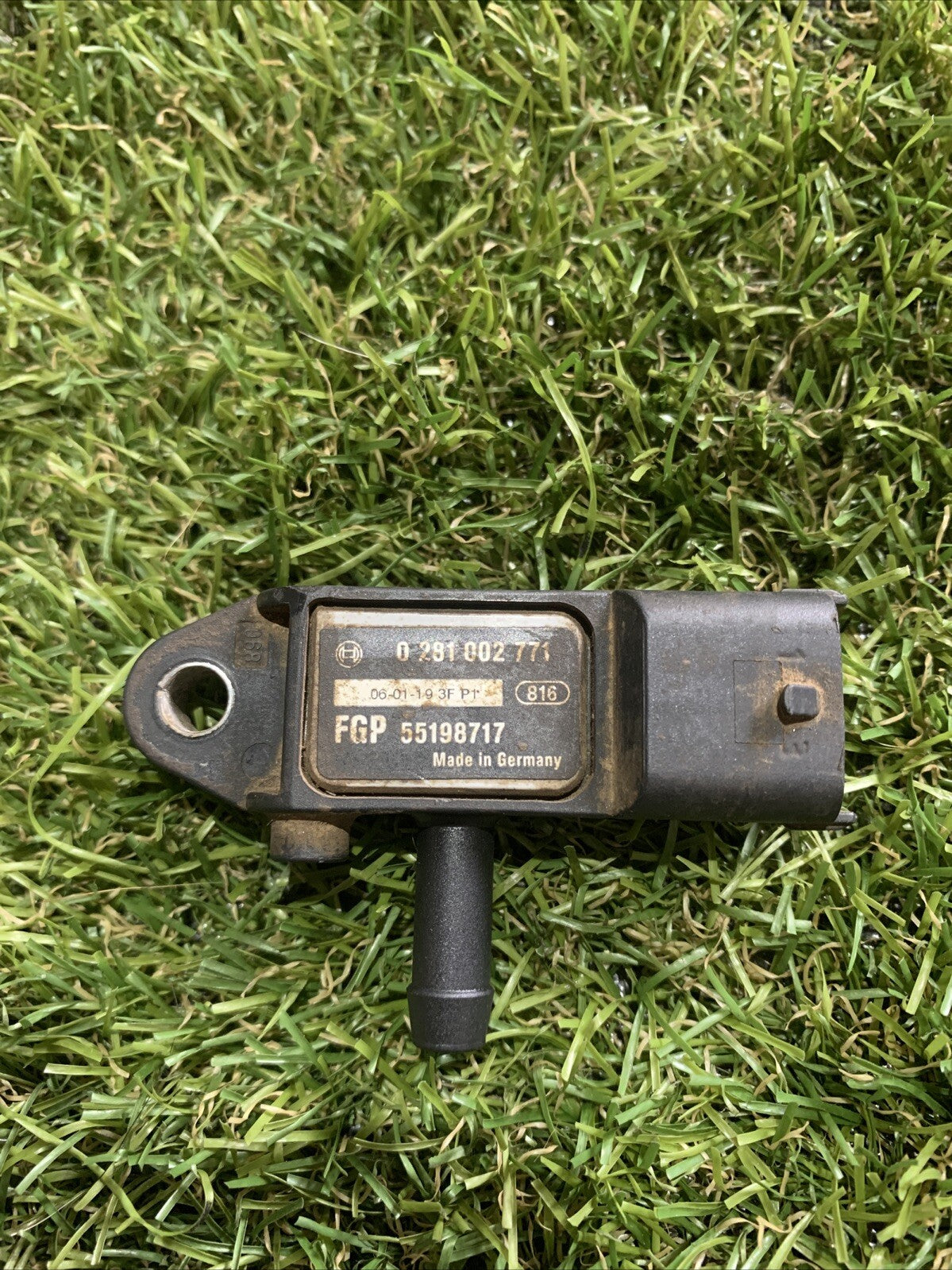 SENSORE DI PRESSIONE GAS DI SCARICO PER FIAT Sedici 1° Serie 55198717 1.9 D