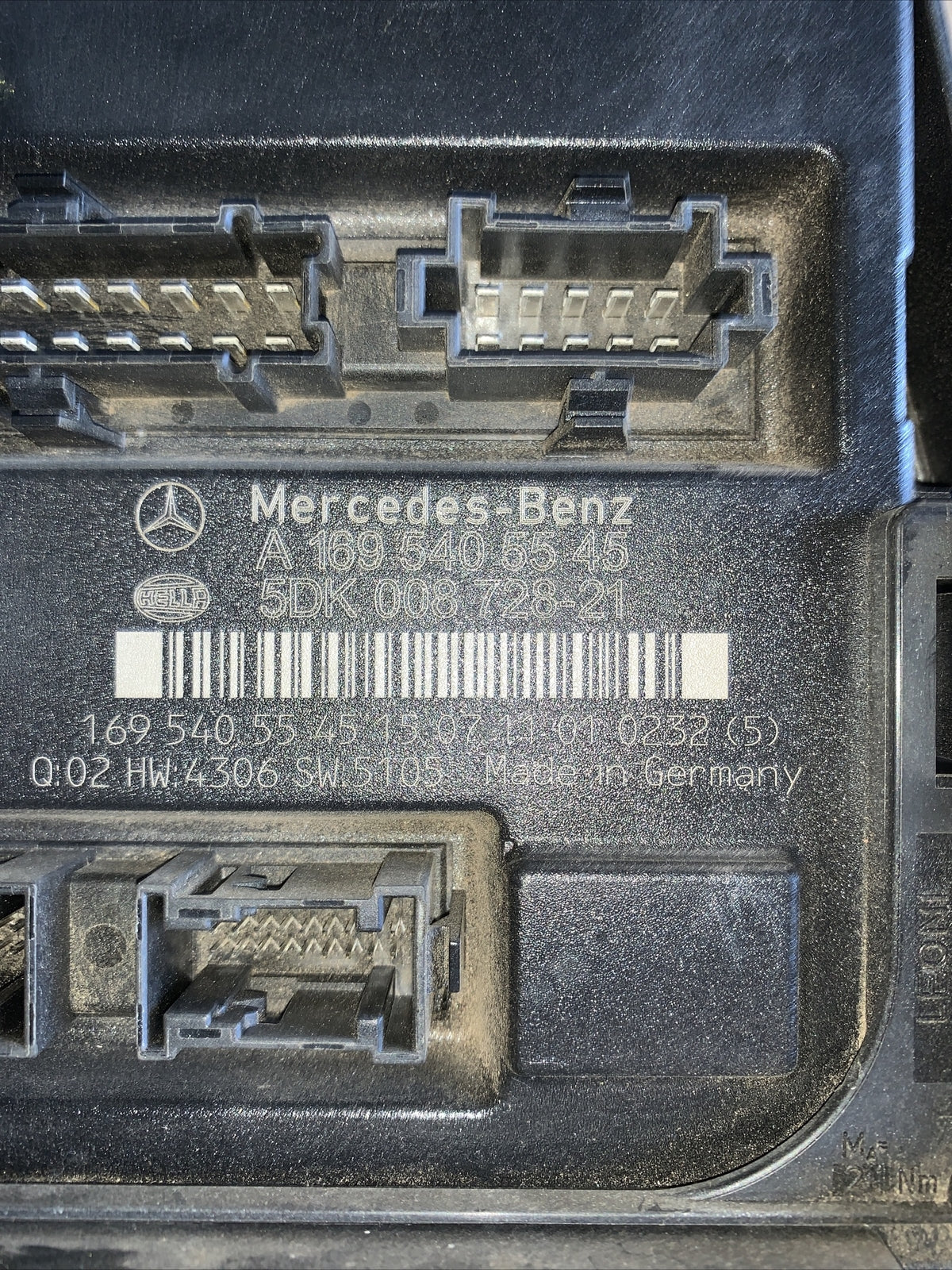 RICAMBI USATI A1695405545 BODY COMPUTER MERCEDES Classe B W245 1° Serie   449356