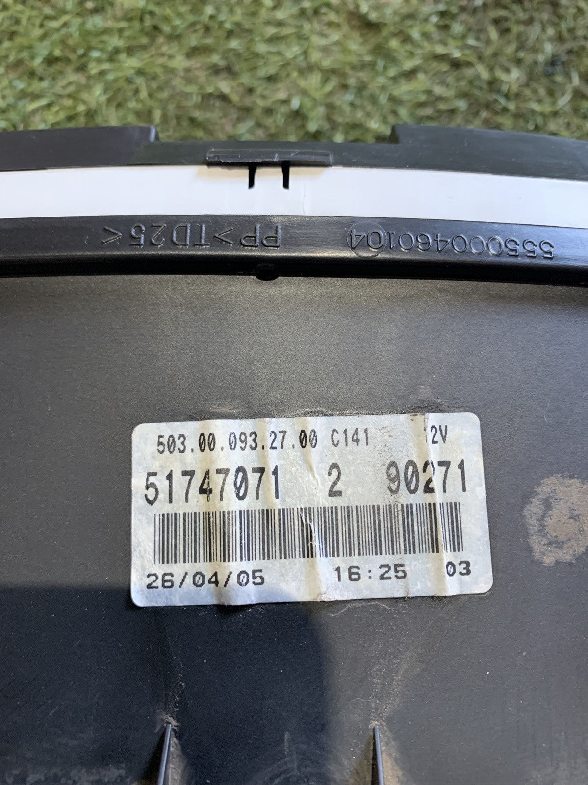 Quadro Strumenti Fiat Doblo 2002 1.9 JTD 51747071