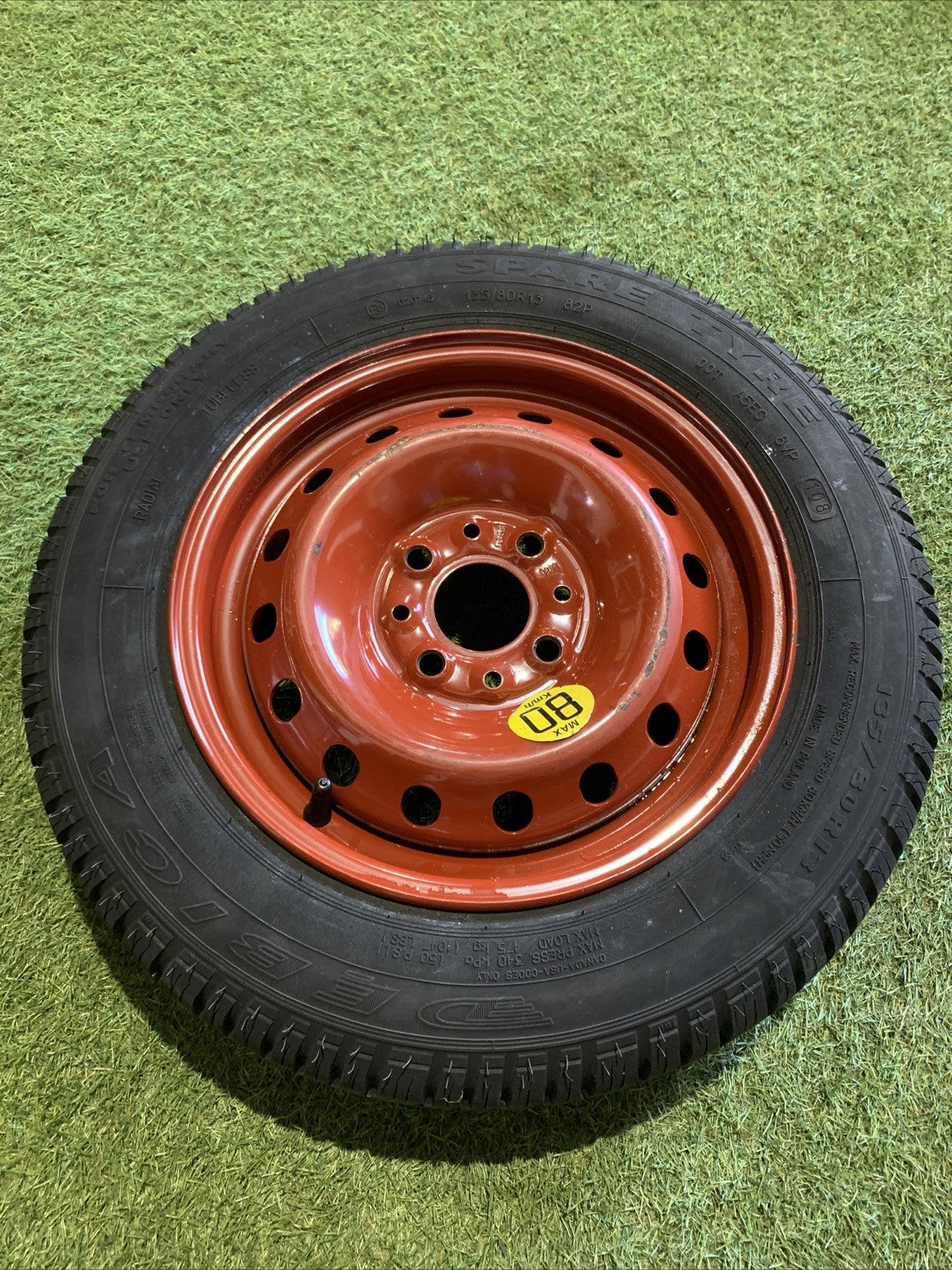 Kit Ruotino Di Scorta Fiat Panda 169 135/80R13