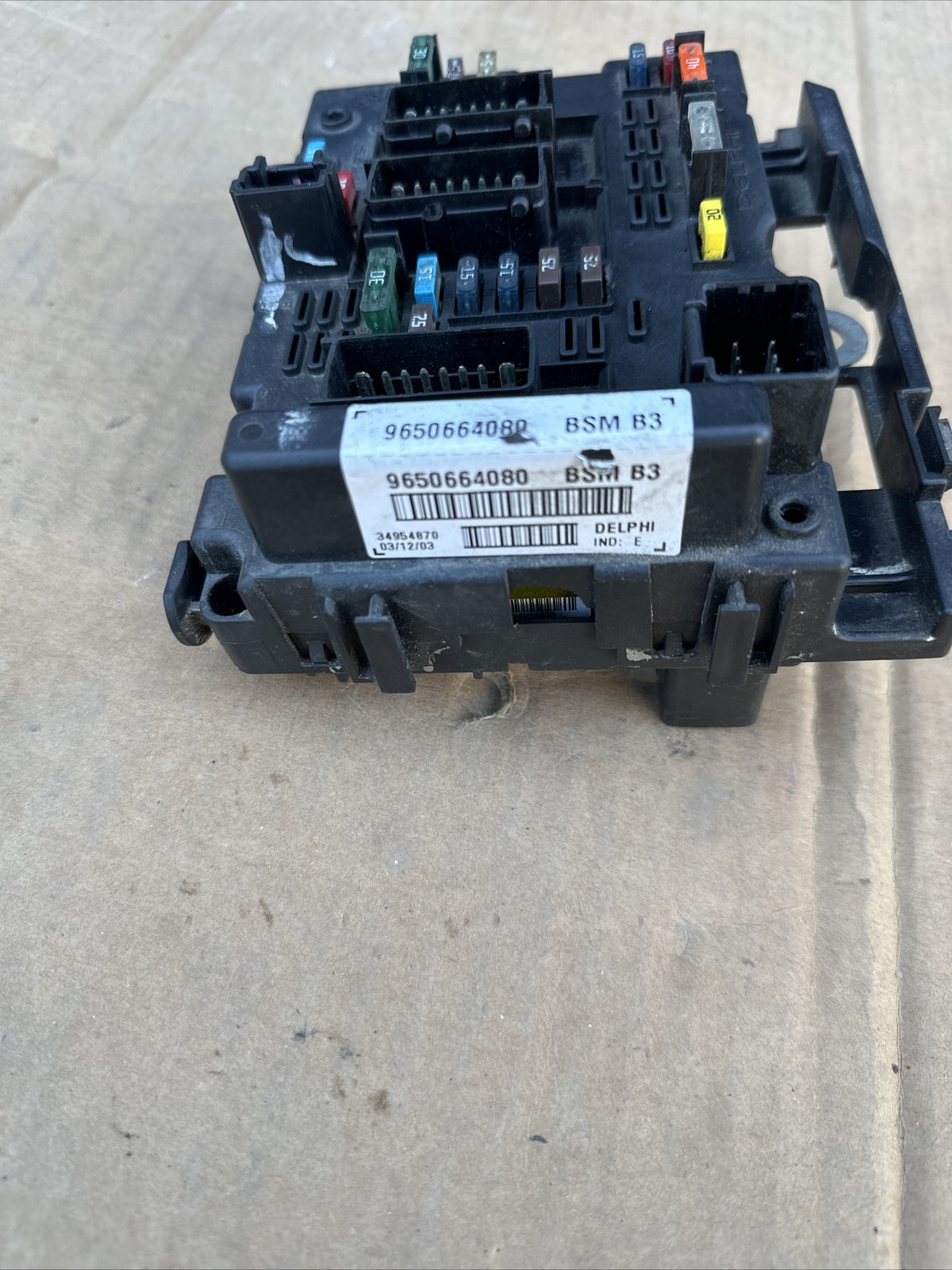 Body Computer Centralina BCM BSI BSM DELPHI 41866866 PEUGEOT 206 9650664080