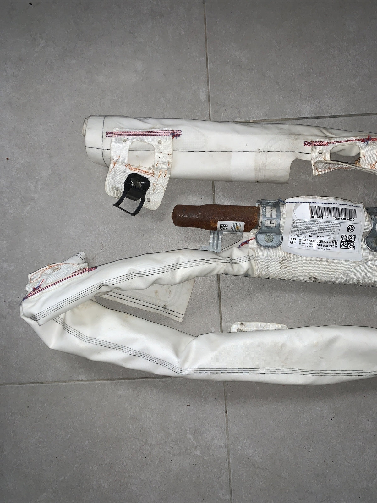 Carica airbag tetto tendina destra VOLKSWAGEN GOLF 5K6880742D (2008- 2013)