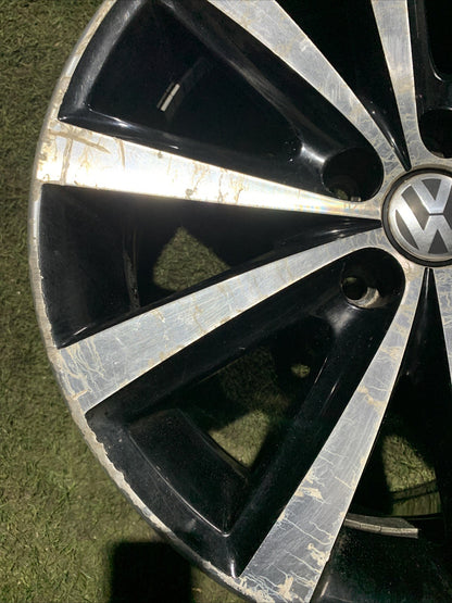 Cerchio In Lega Da 16 Volkswagen Polo 6R 6R0601025N (2)
