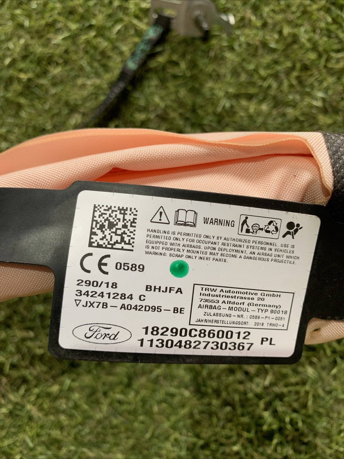 AIRBAG A TENDINA TETTO SINISTRA SX FORD FOCUS 2019 JX7BA042D95BE