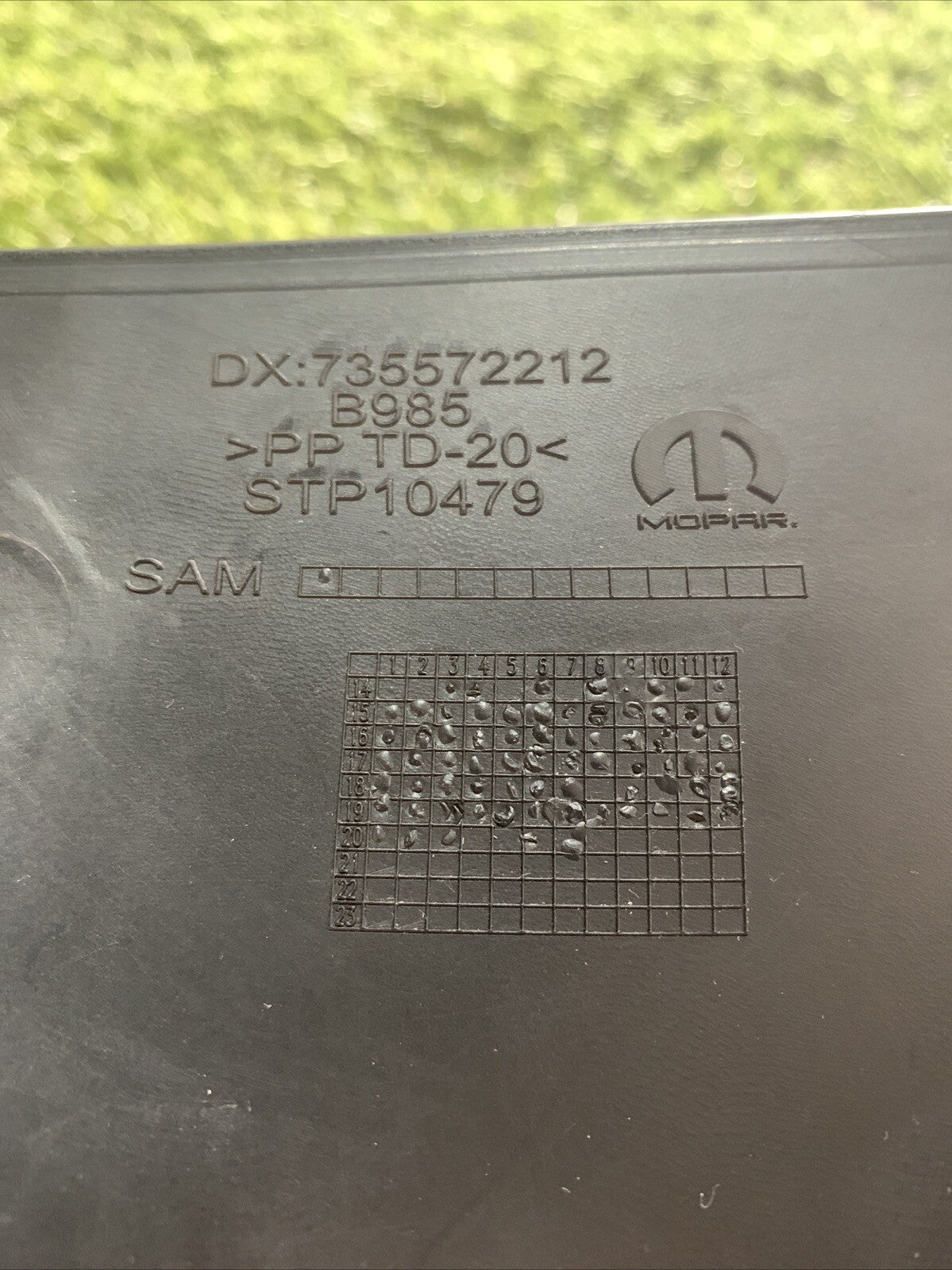 Rivestimento montante posteriore destro Fiat 500x COD:735572212 (2)