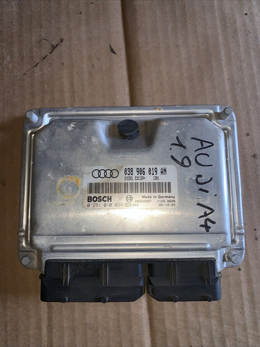 038906019AN CENTRALINA INIEZIONE MOTORE AUDI A4 1.9 85KW 5P D 5M (2000) RICAMBIO