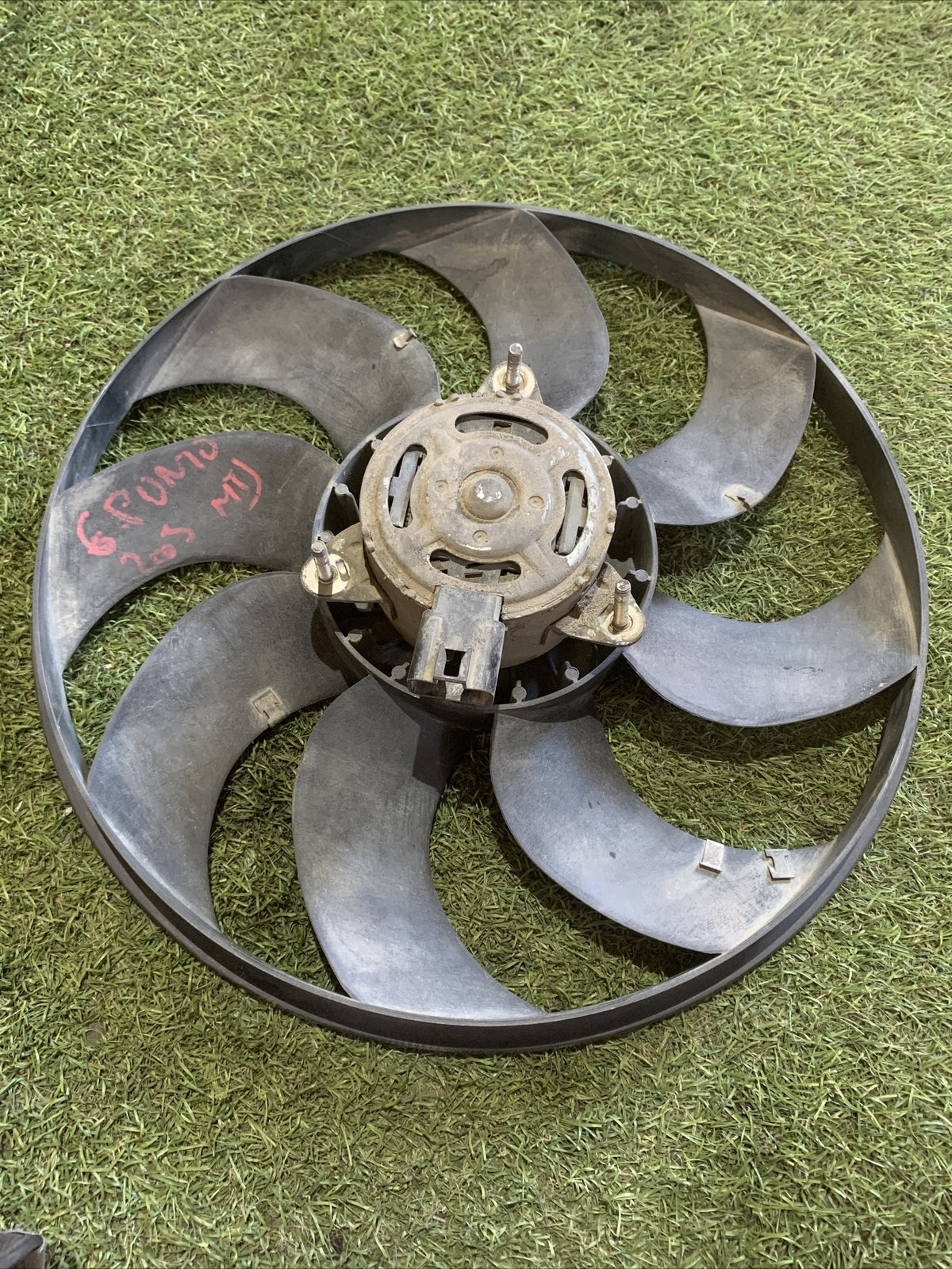 Ventola radiatore fiat Grande Punto 2005 1.3 55702236