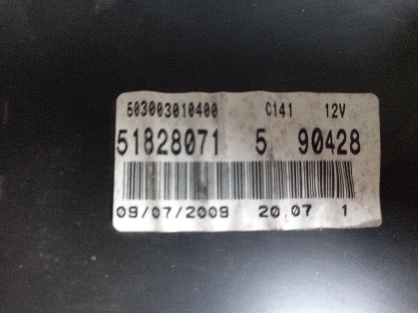 QUADRO STRUMENTI CONTACHILOMETRI FIAT GRANDE PUNTO 1.3 DIESEL (2008) 51828071