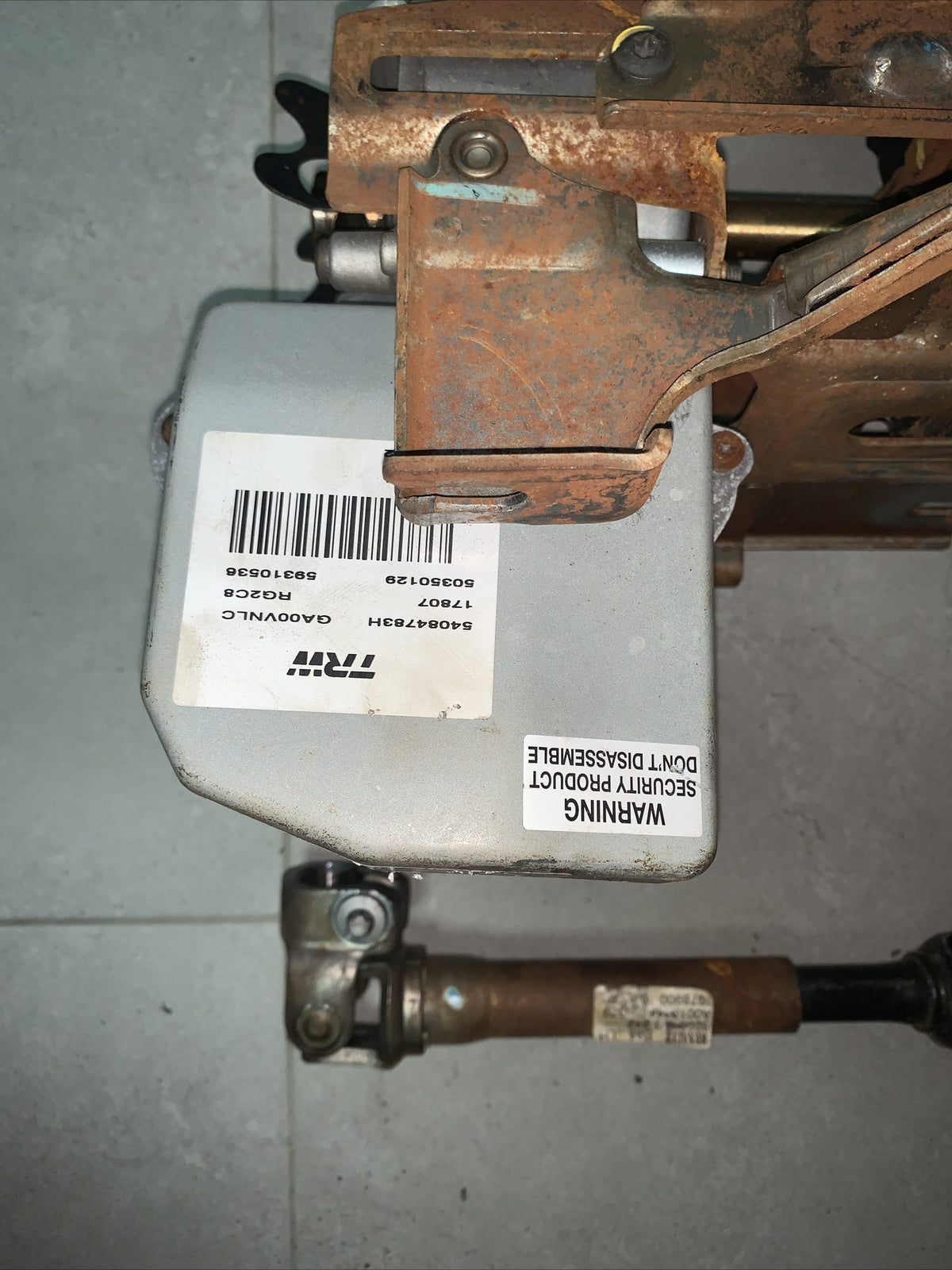 PIANTONE STERZO ELETTRICO RENAULT CLIO 3 SERIE DEL 2007 COD. 8200751237