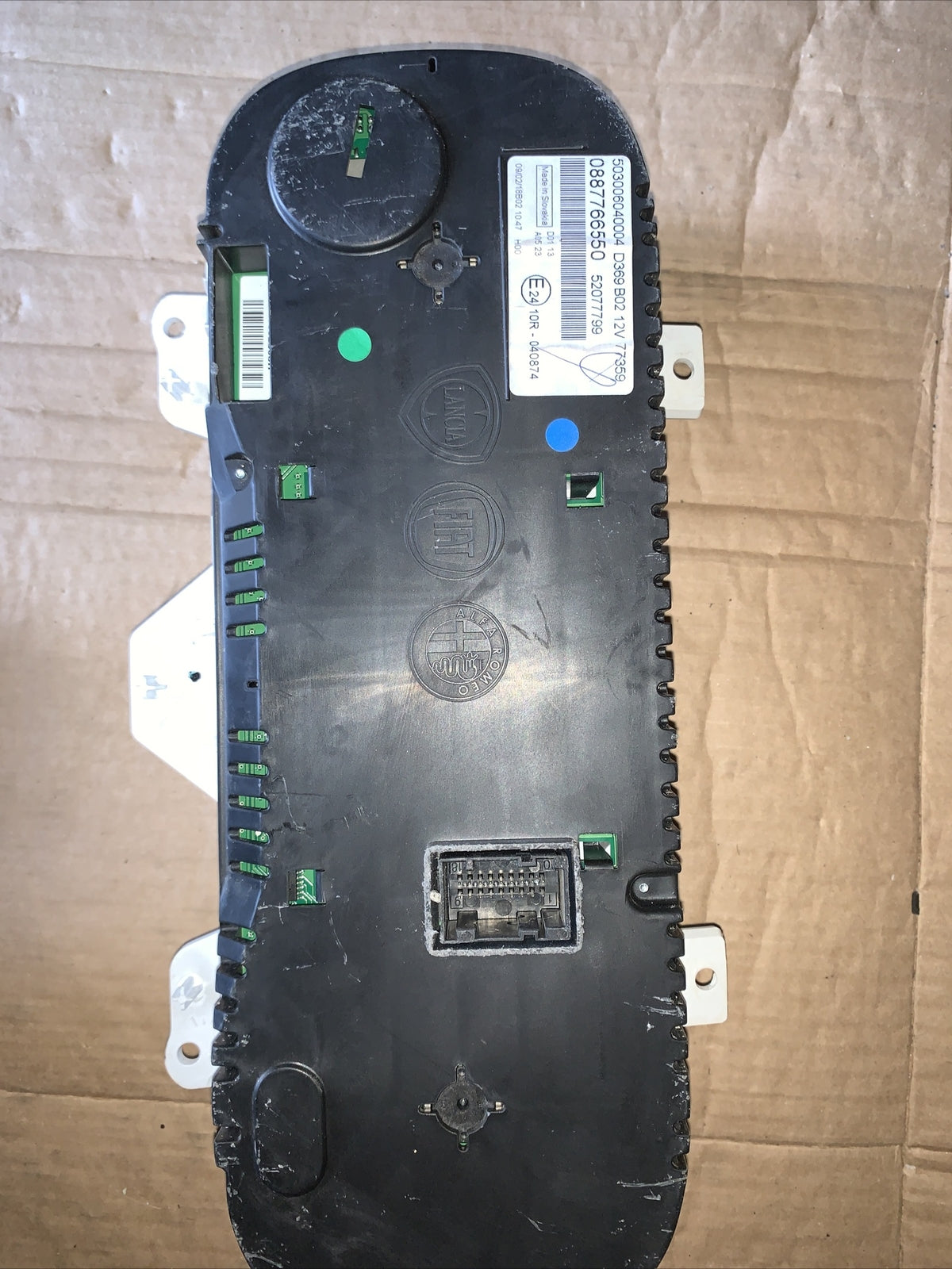Quadro Strumenti Contachilometri Arancione Fiat Panda 3^0.9 1.2 BZ 52077799