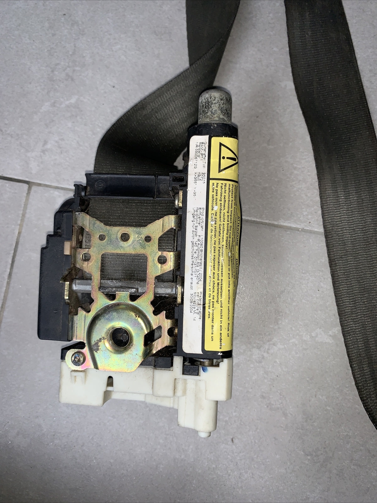 Cintura di Sicurezza Anteriore Destra FIAT PUNTO 188 2004