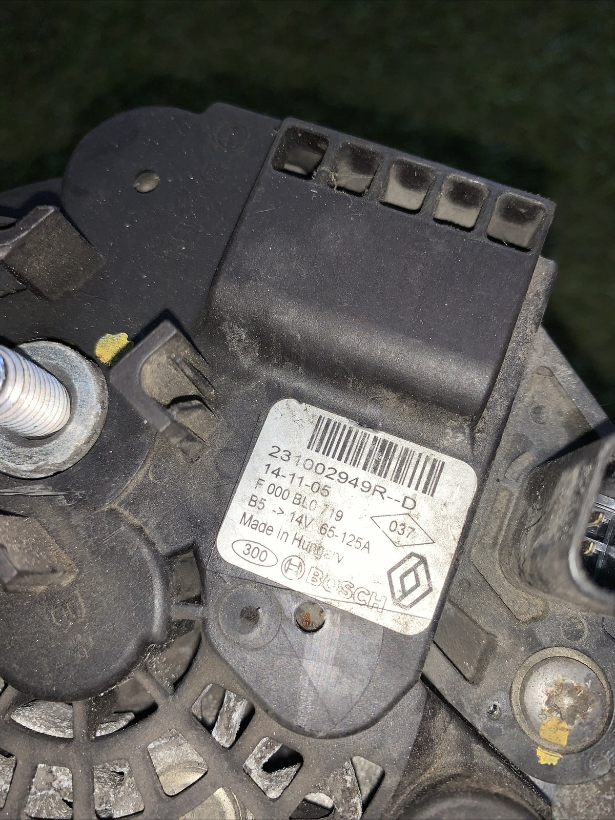 Alternatore Bosch Dacia Lodgy 1.5 Diesel 231002949R