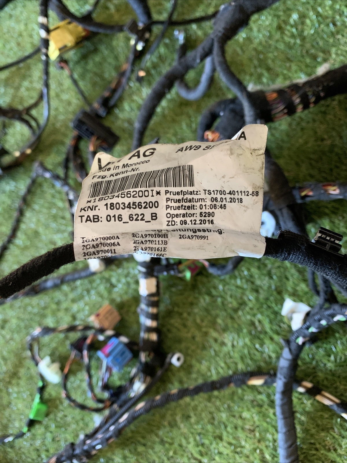 CAVO CAVI CABLAGGIO INTERNO ABITACOLO VW T-Roc 2.0 TDI 150 CV 2GA927902D