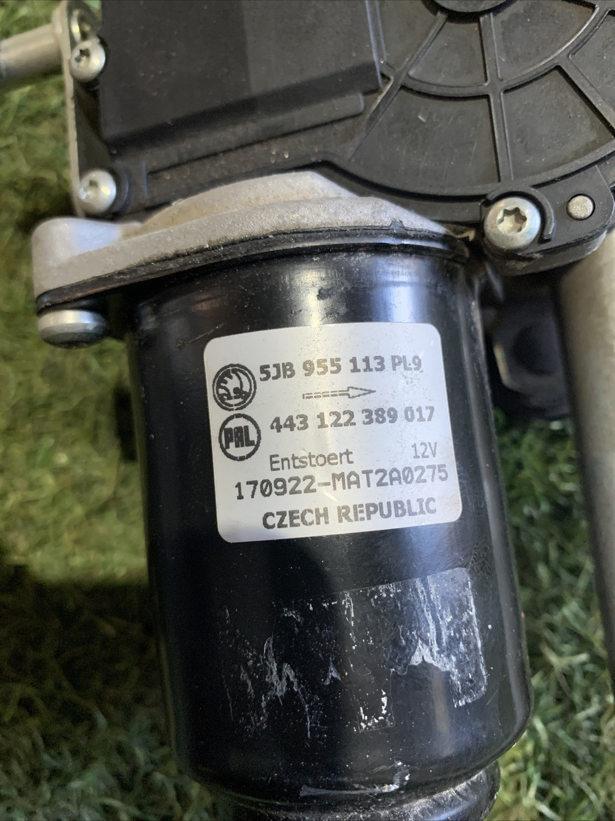 Motorino Tergicristalli Anteriore Skoda Fabia 2017 5JB955113