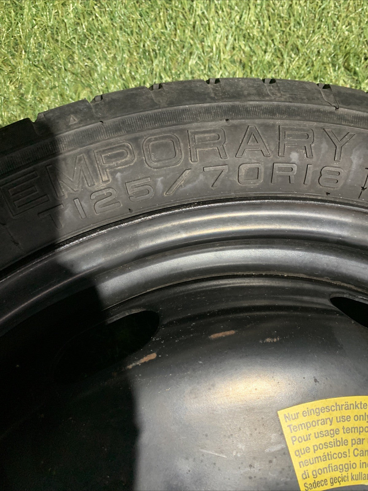 Ruotino Di Scorta Volkswagen Golf 7 125/70R18 1K0601027AP