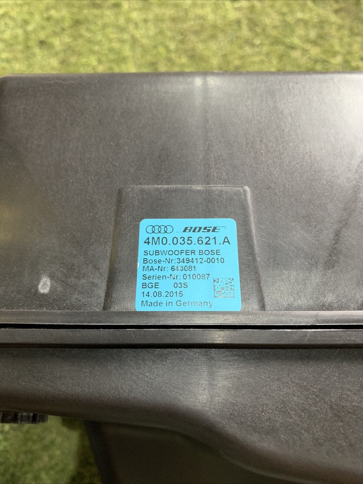 Subwoofer Audi Q7 2016 4M0035621A