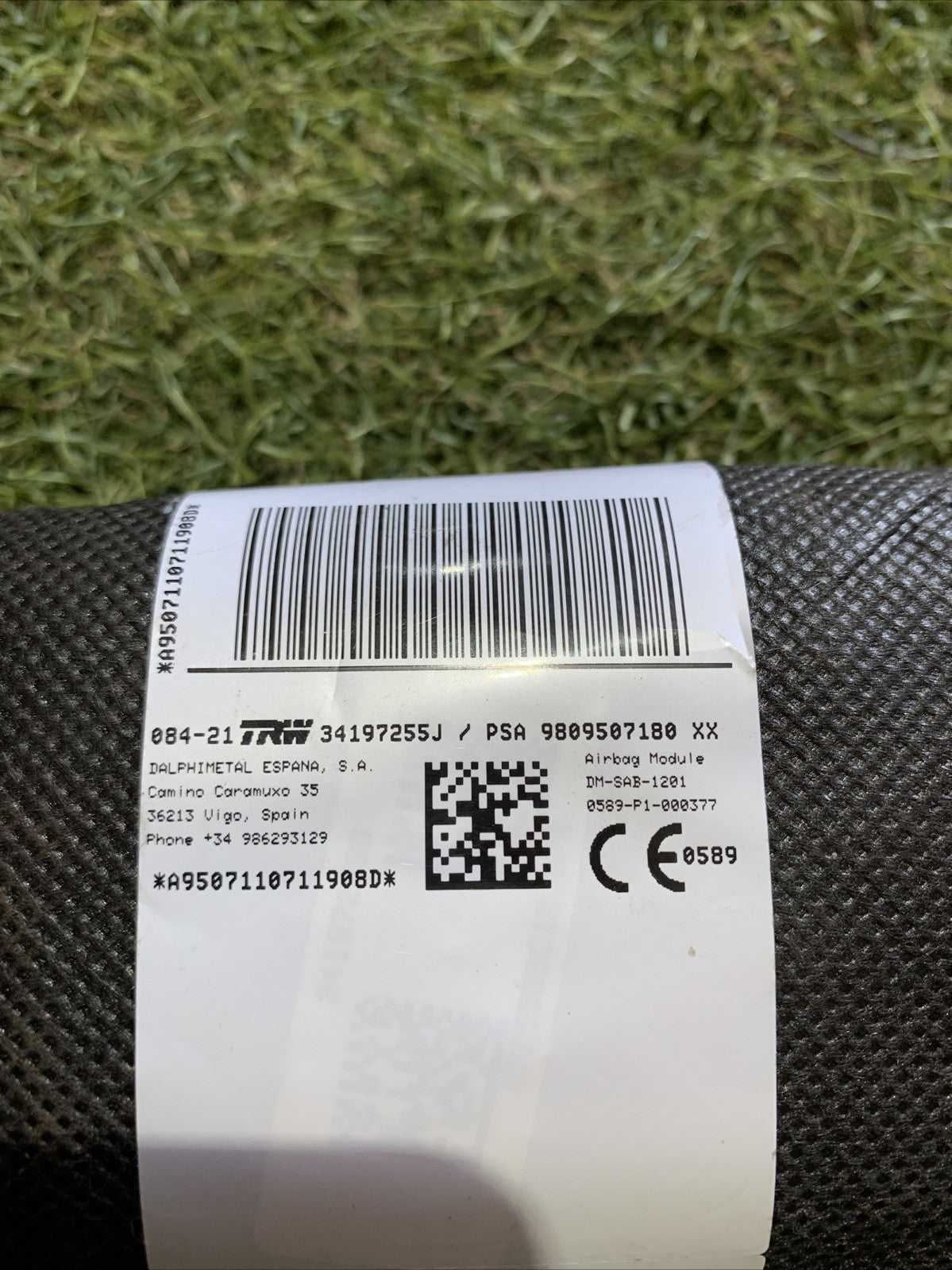 Airbag Sedile Sx Sinistro Peugeot 3008 5008 508 Citroen C5 2016 2023 9809507180