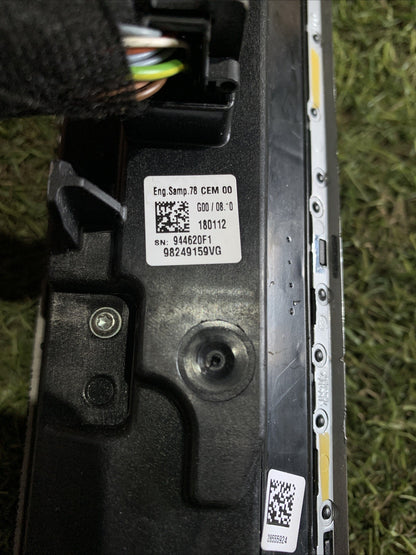 CENTRALINA COMANDO CLIMA AUTORADIO PEUGEOT 3008  2016    98249159VG