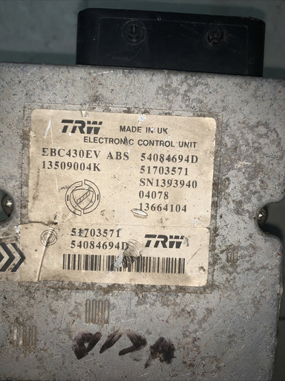 Pompa Modulo ABS Lancia Ypsilon dal 2003 al 2011 Cod 54084694d