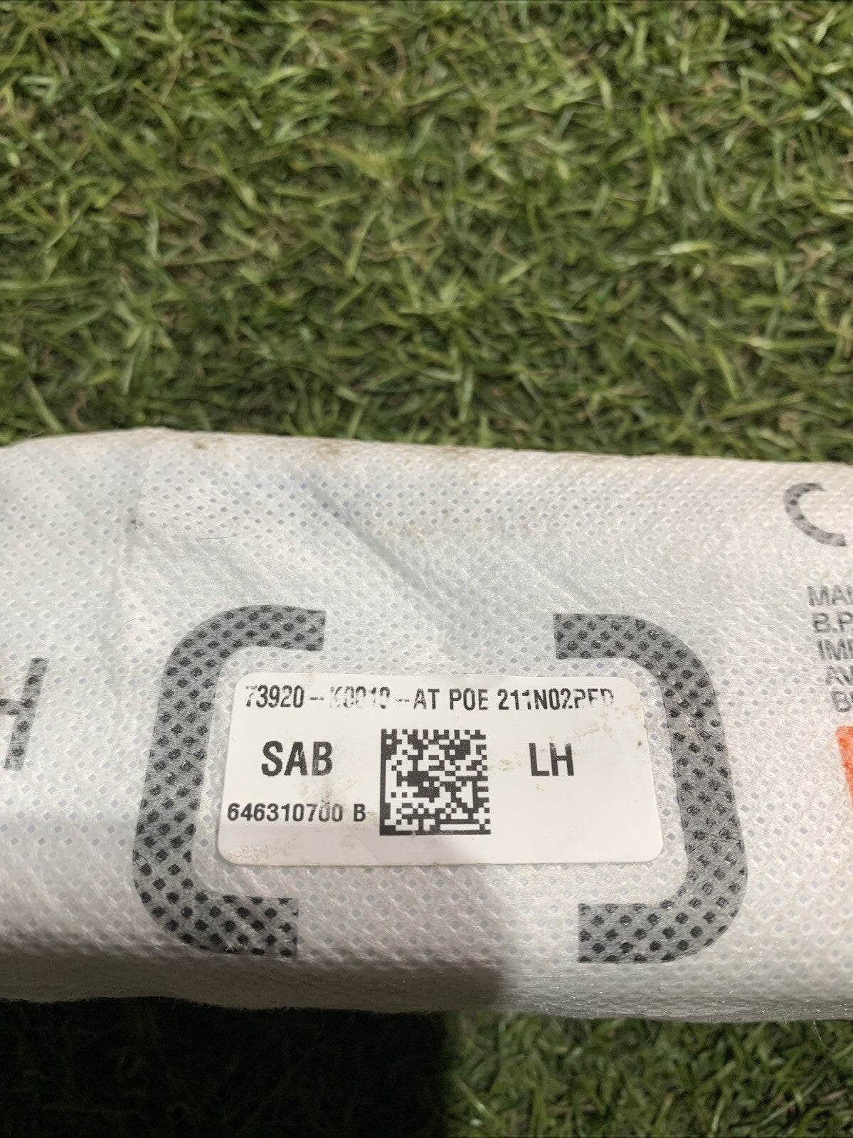 AIRBAG SEDILE SINISTRO SX LATOGUIDA TOYOTA YARIS 4 IV° (XP210) 2021 73920-K0010