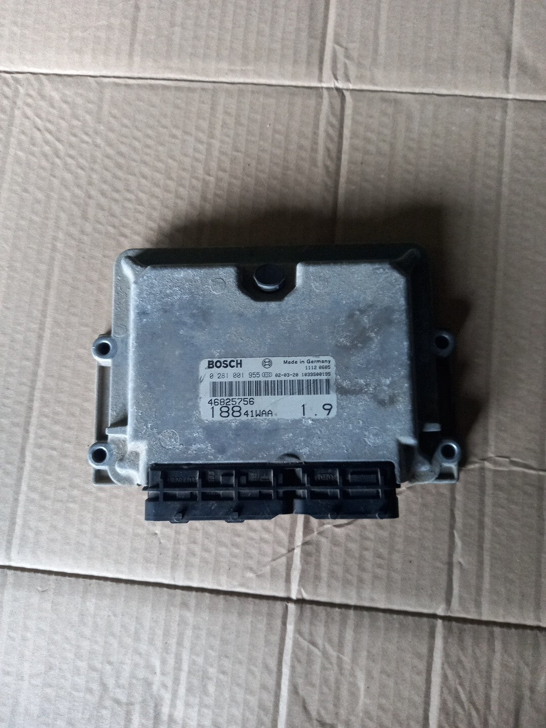 Centralina Motore Ecu - Fiat Punto 1.9 Jtd 2002 - 0281001955 - 46825756