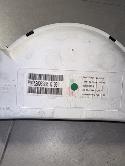 P9652008080 G 00 STRUMENTAZIONE CONTAKM CITROEN C2 1° Serie 2004