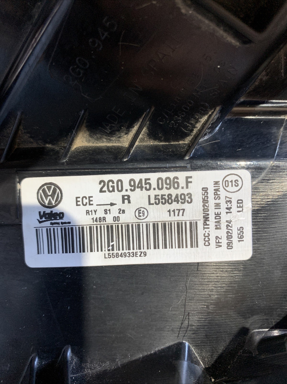 Stop Fanale Posteriore Destro Volkswagen Polo 2024 2G0945096F