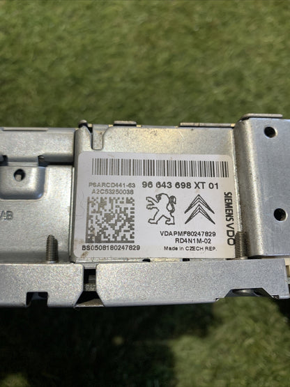 96643698XT AUTORADIO PEUGEOT 207 (2008)
