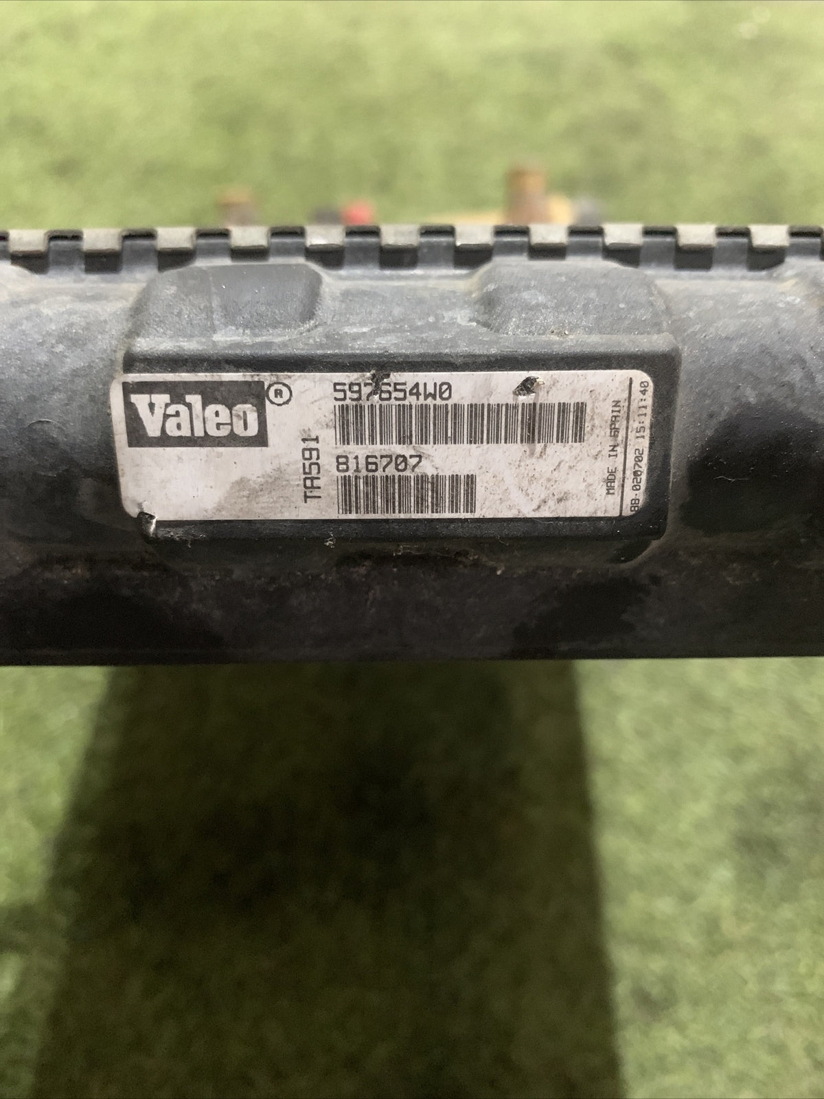 Radiatore Acqua Fiat Panda dal 1986 al 2003 Cod 597654W0