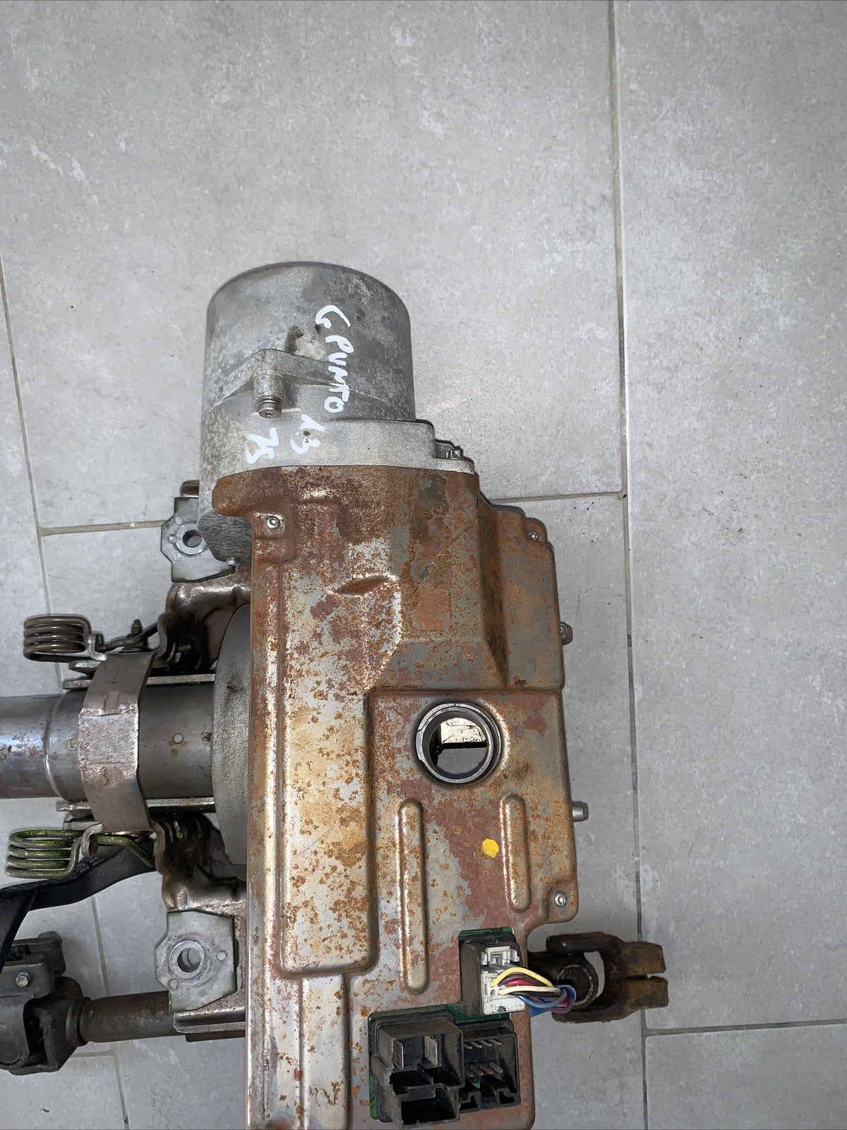 PIANTONE ELETTRICO CITY SERVOSTERZO  FIAT GRANDE PUNTO  26126352 FILO Blu