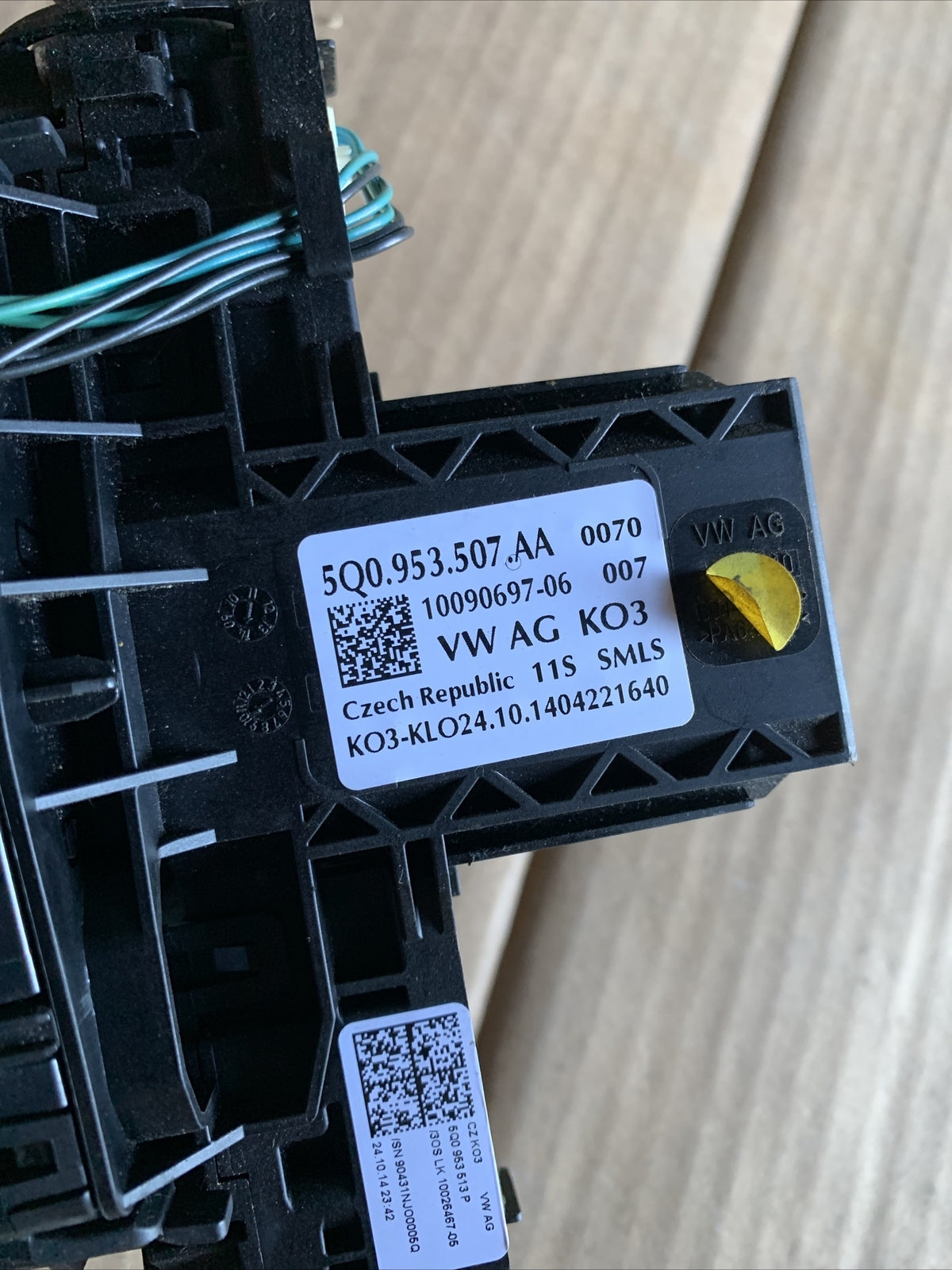 DEVIOLUCI DEVIO LUCI VOLKSWAGEN GOLF 7 VII 5Q0953507AA (DAL 2012)