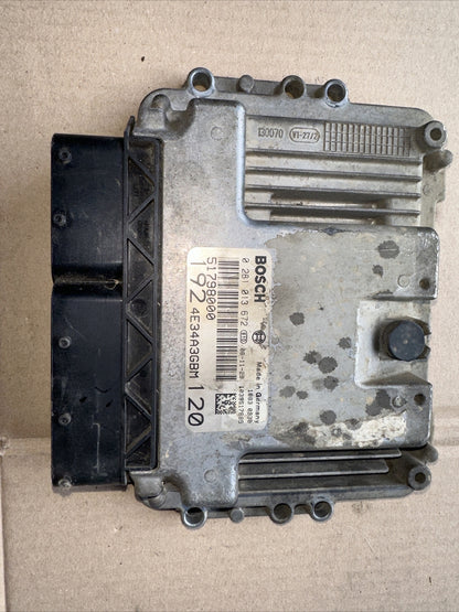 CENTRALINA MOTORE ECU FIAT STILO (2007) 1900 DIESEL / 0281013672 / 51798000