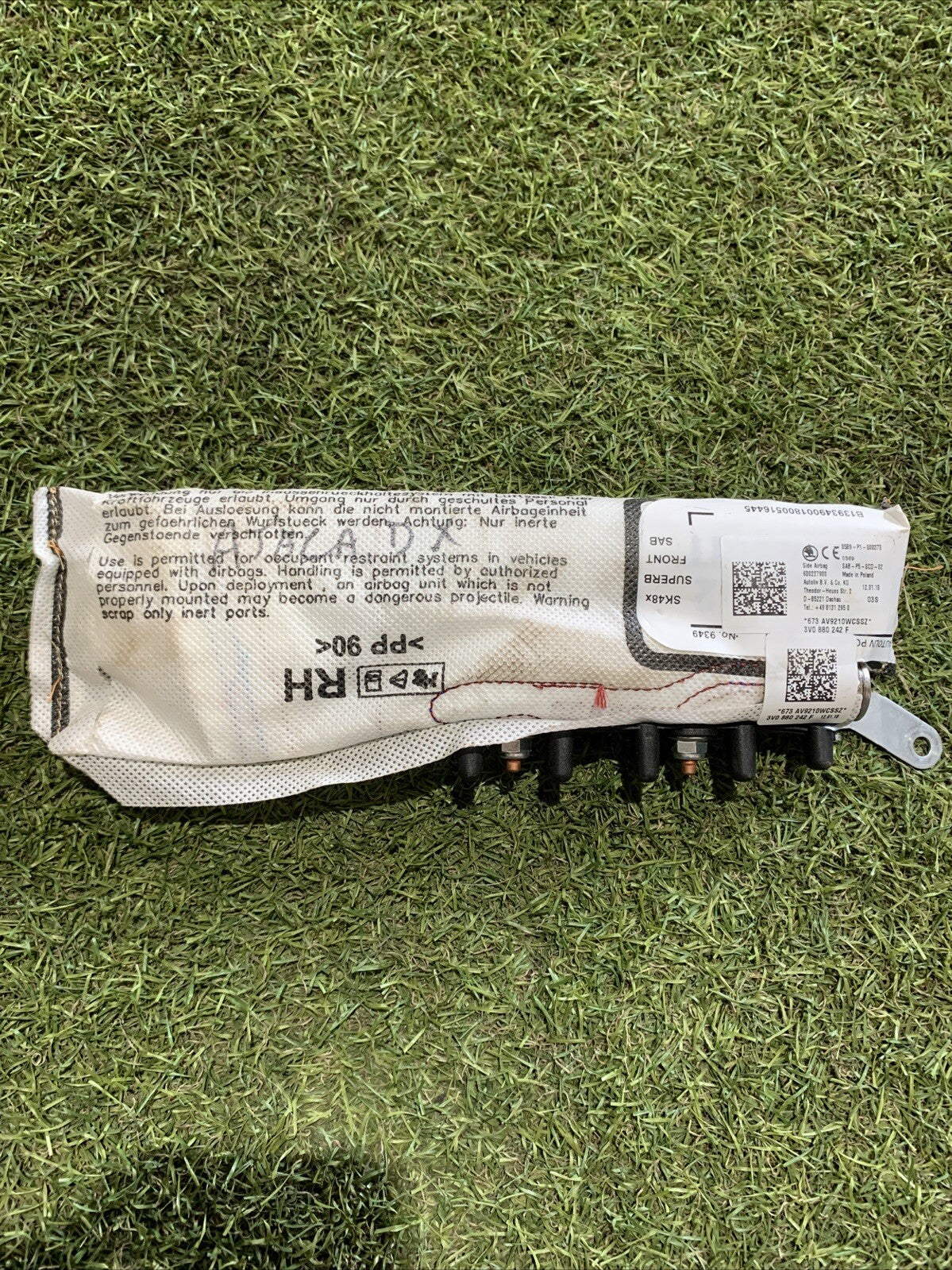 Airbag Sedile Destro Lato Passeggero SEAT ATECA KH7 3V0880242F  2019