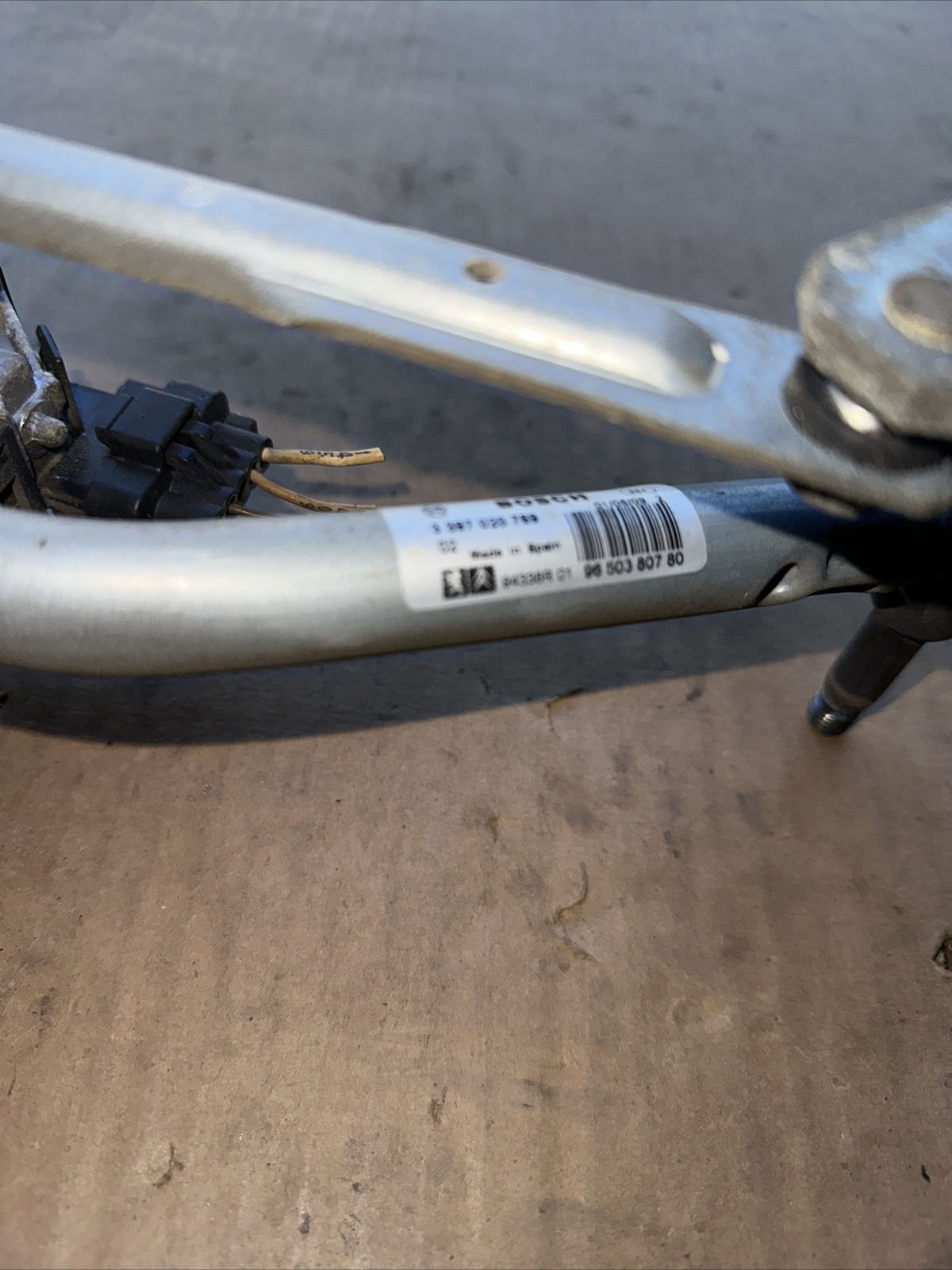 MOTORINO TERGICRISTALLO ANTERIORE PEUGEOT 207 ANNO 2008 3397020769 9650380780