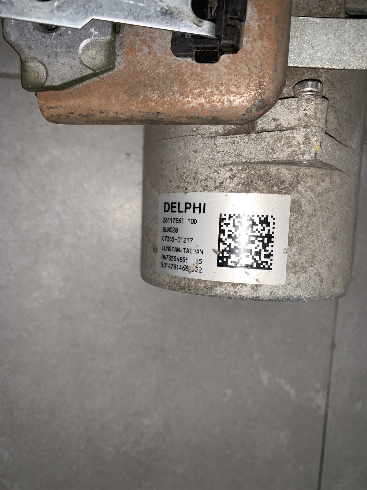 PIANTONE ELETTRICO CITY SERVOSTERZO  FIAT GRANDE PUNTO  26126352 FILO Blu